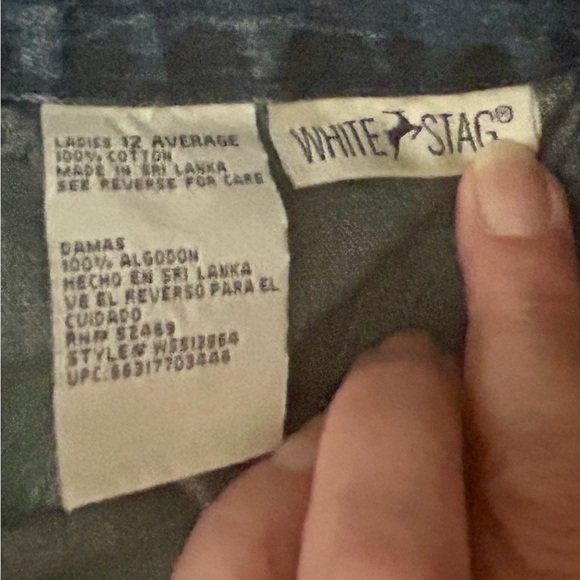 Skirt jean White Stag woman size 12 denim maxi long - Picture 3 of 7